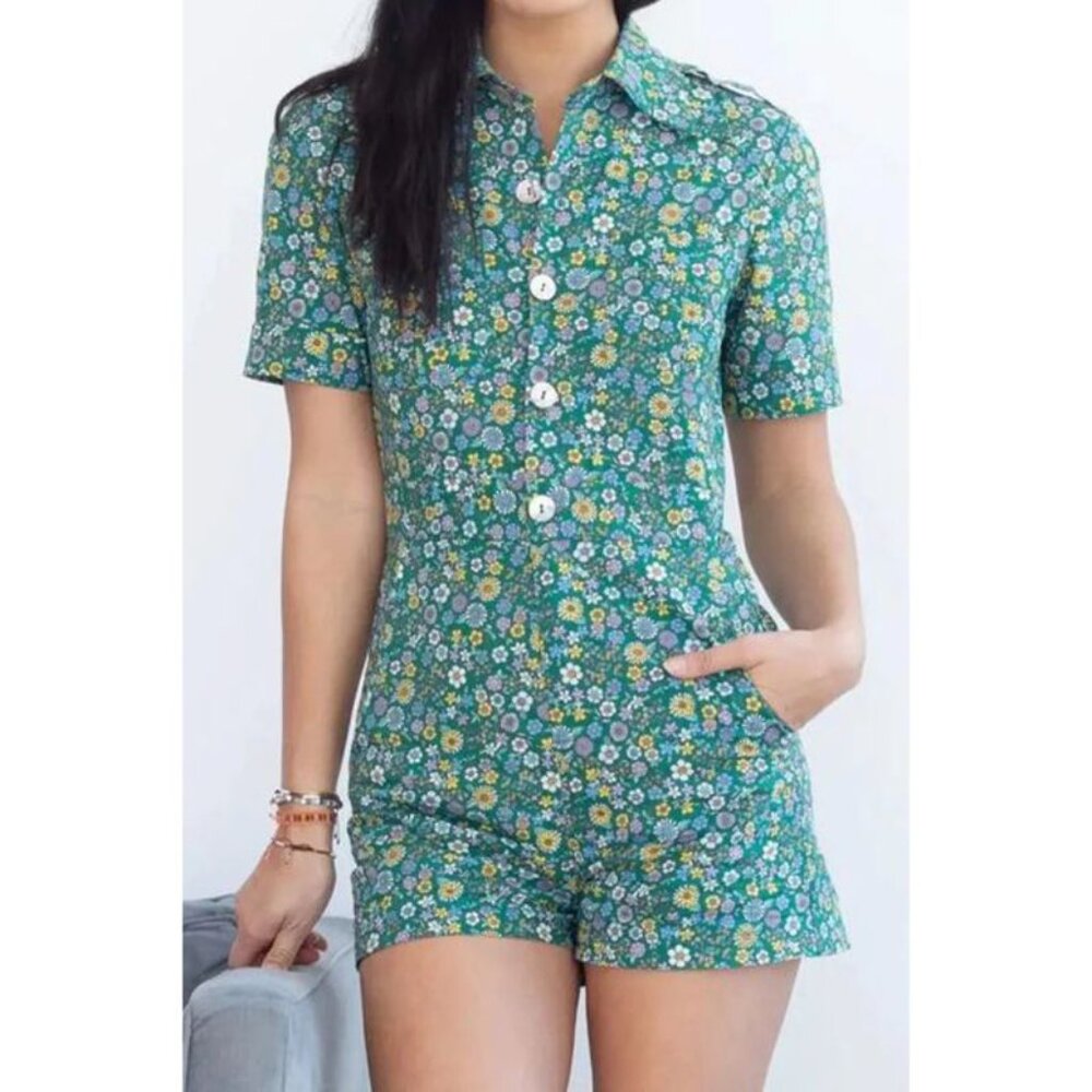 Saint Geraldine Buttercup Floral Jumpsuit
